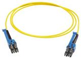 HUBER & SUHNER - 光纤电缆, 5.5米, 单模, UPC, 2光纤芯, LC双工