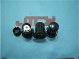 黑色塑料旋钮 KYP16-16-4J 带铜芯 电位器帽（4MM）电位器塑料帽